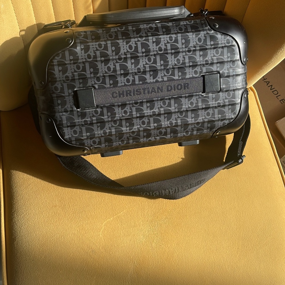 Dior Black Travel Bags with Sophisticated Design